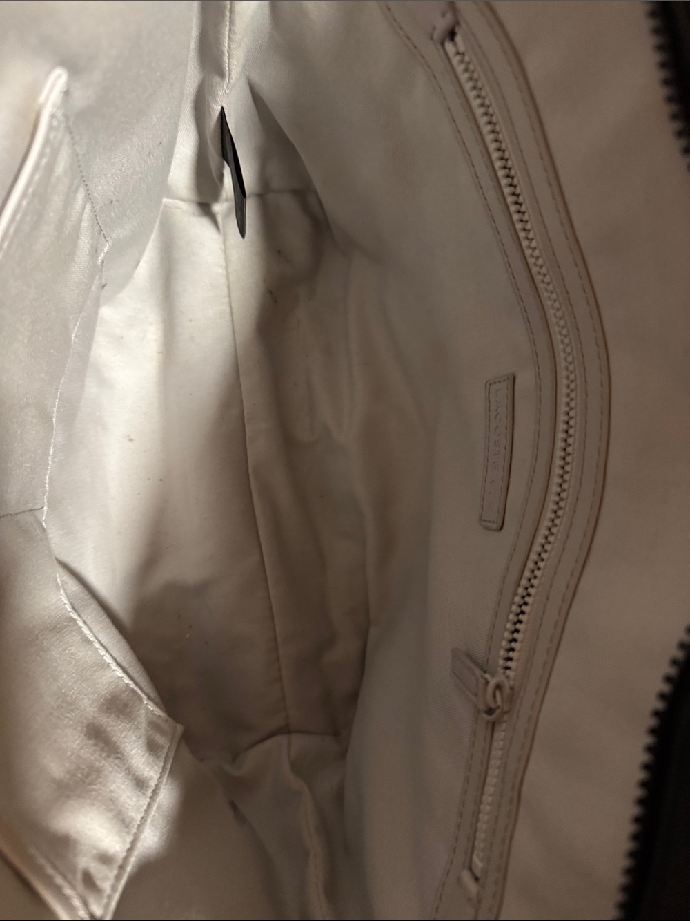 Lacoste Black Nylon Tote Bag - Classic Everyday Carry - Picture 4 of 4